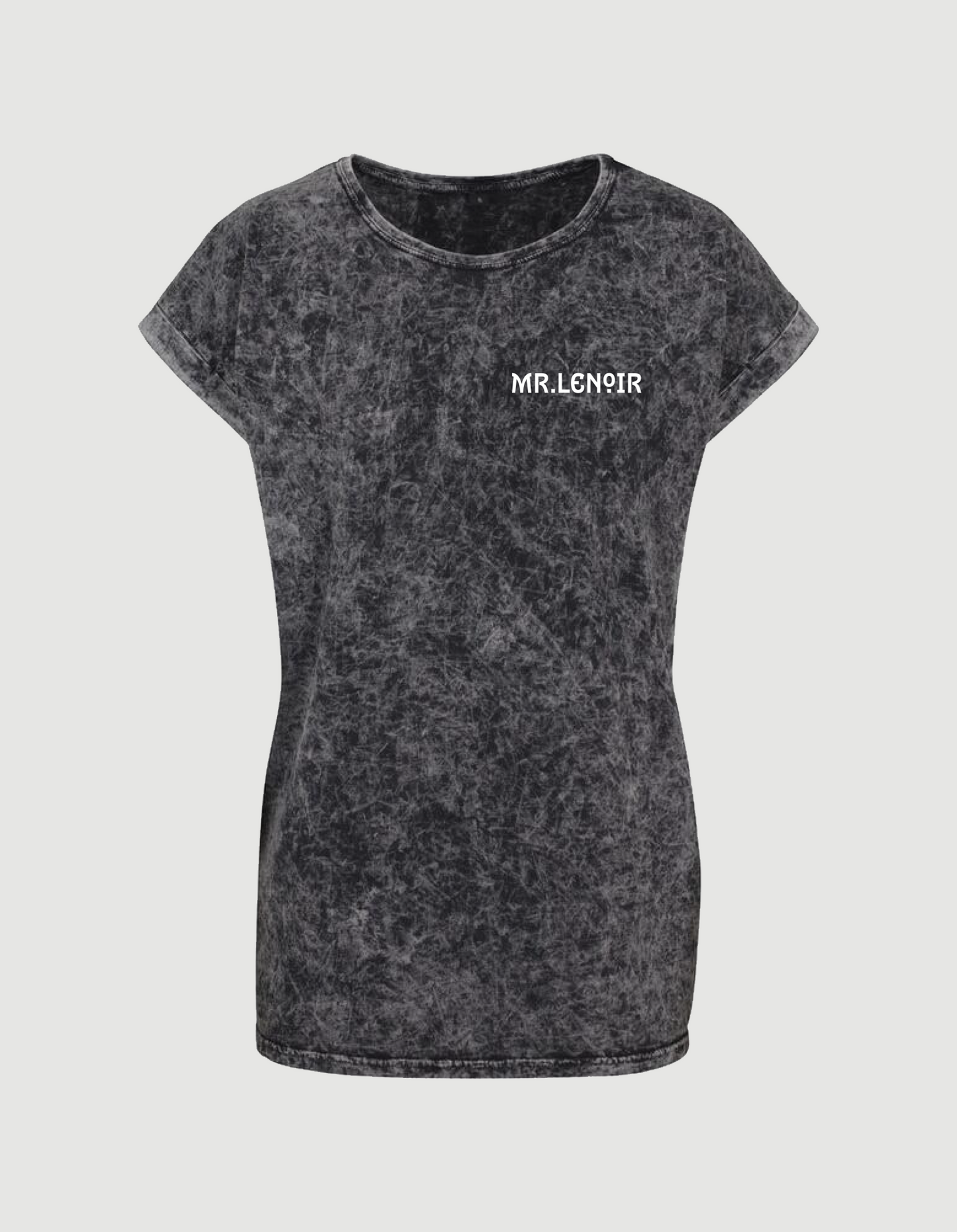 Tee-shirt délavé noir femme Mr.LENOIR