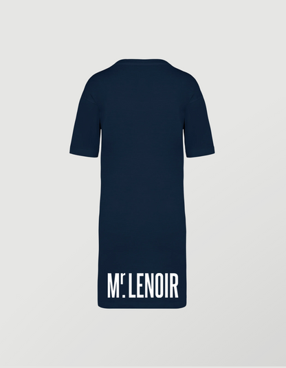 Robe tee-shirt bleu marine Mr.LENOIR (face)