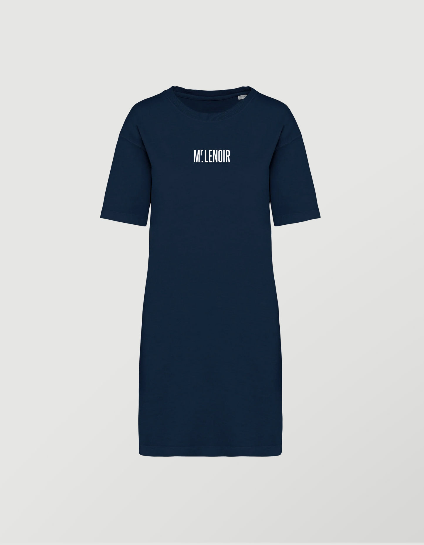 Robe tee-shirt bleu marine Mr.LENOIR (face)